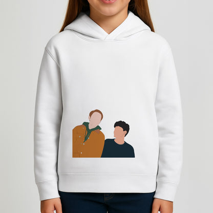 Nick And Charlie - Heart TV Girls Hoodie