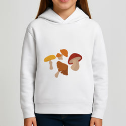 Mushroom Pattern - Autumn  Girls Hoodie
