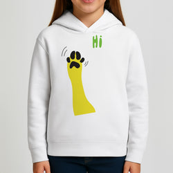 Hi - Dog Patterns Kids Hoodie