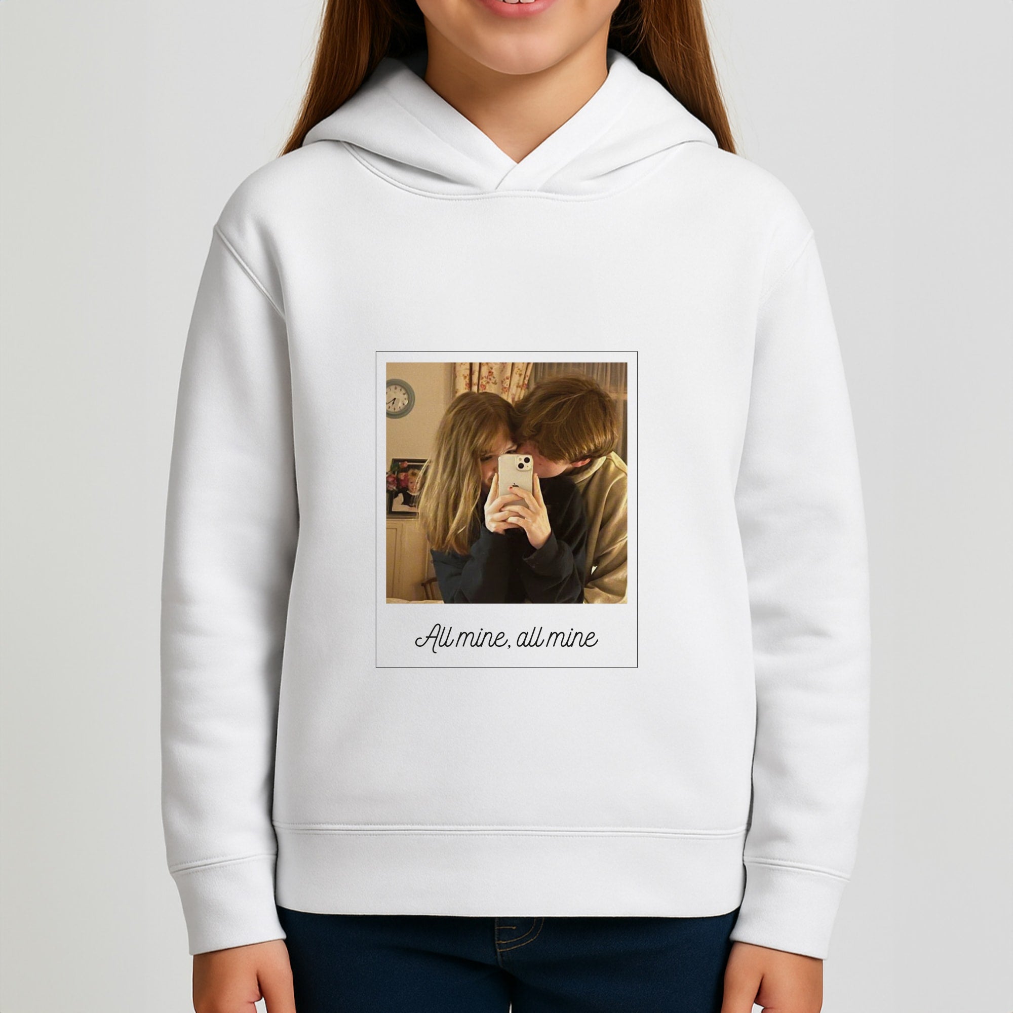 All Mine, All Mine - Personalised Couples Girls Hoodie