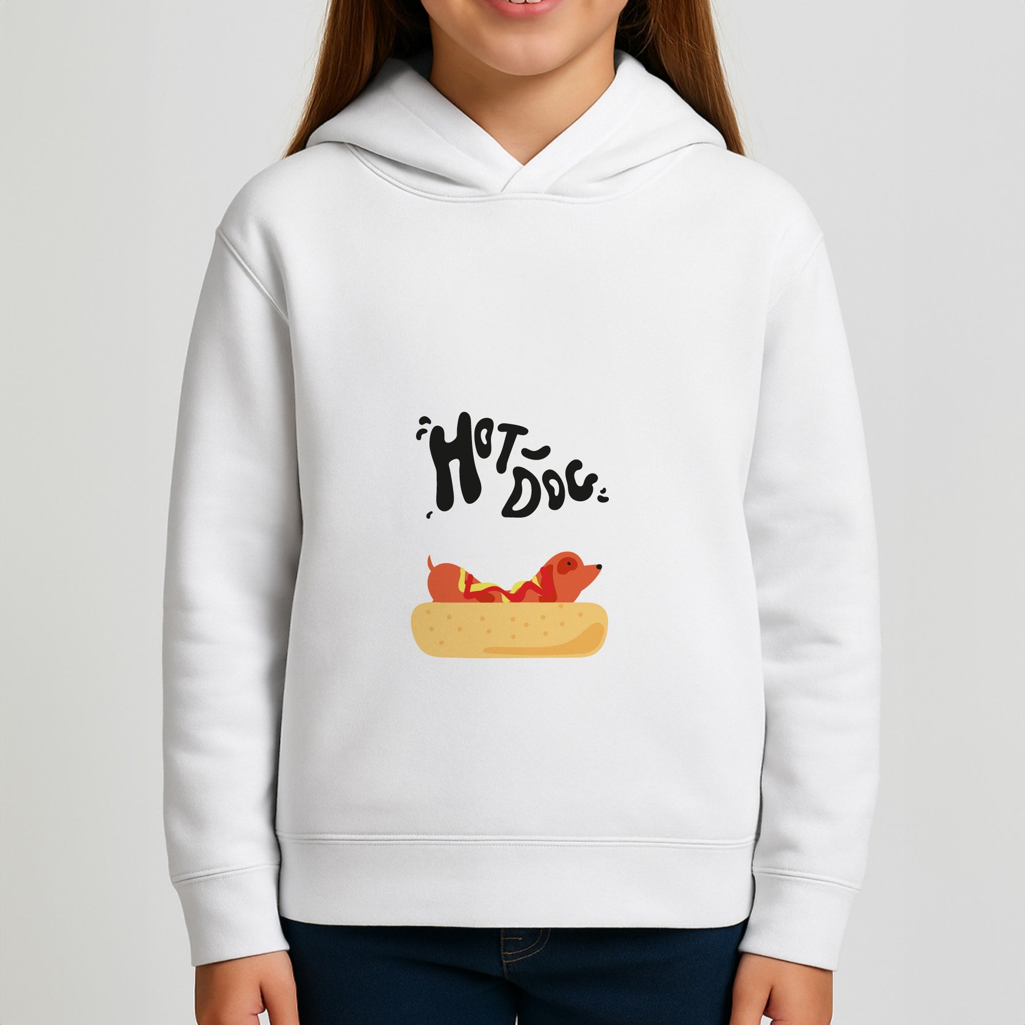 Hot Dog - Dachshunds Girls Hoodie