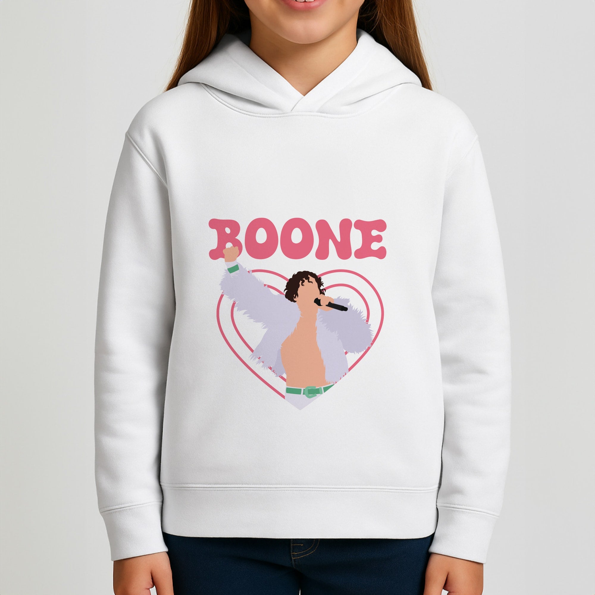 Boone Heart Girls Hoodie