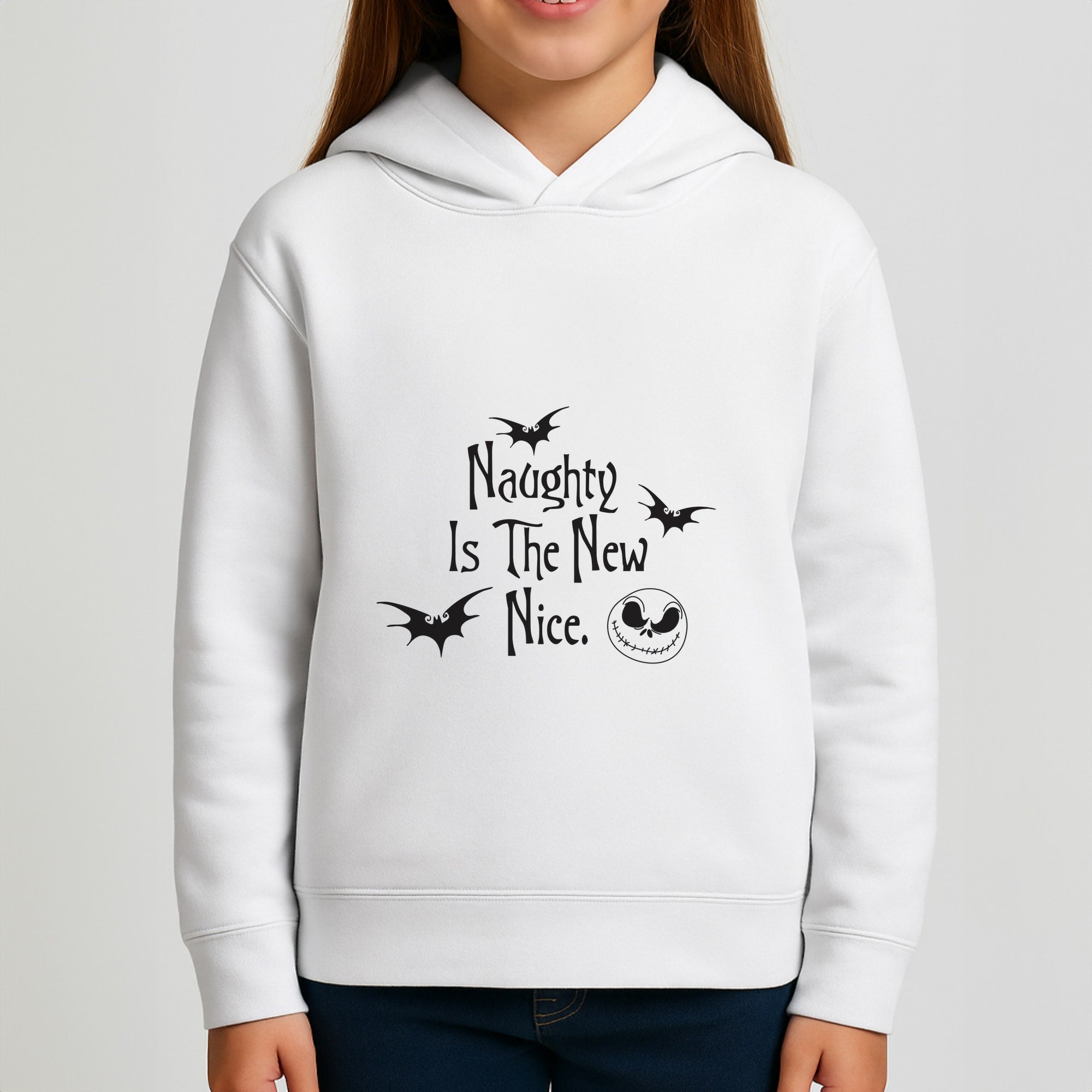 Naughty Is The New Nice Girls Hoodie