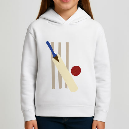 Wickets - Cricket Girls Hoodie