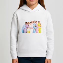 Colourful K-Pop Band Band Kids Hoodie