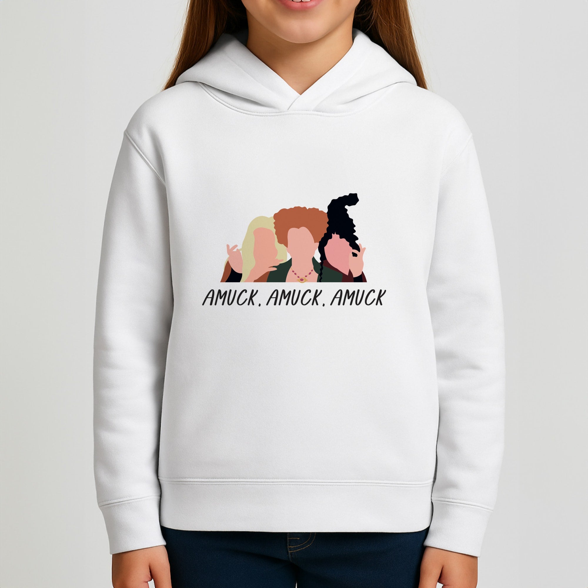 Amuck, Amuck, Amuck - Hocus Halloween Kids Hoodie