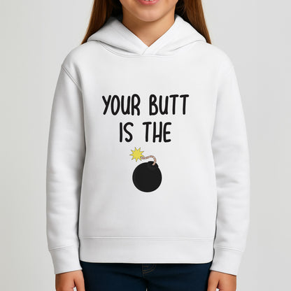 Your Butt Is The Bomb - B99 Girls Hoodie