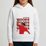 Woods Dark Red Kids Hoodie 3
