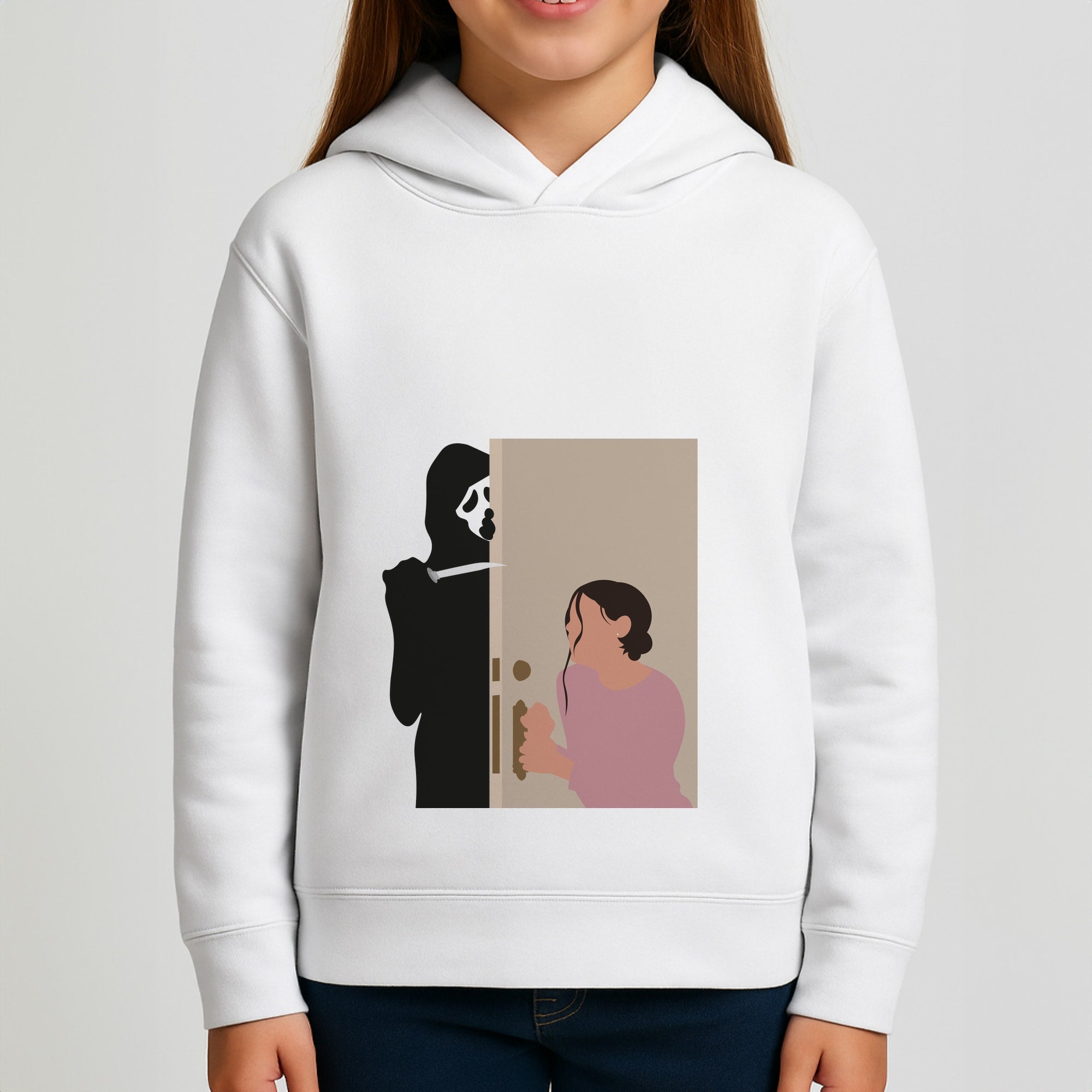 Tara And Ghostface - Scream Girls Hoodie