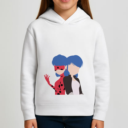 Marinette And Ladybug Girls Hoodie