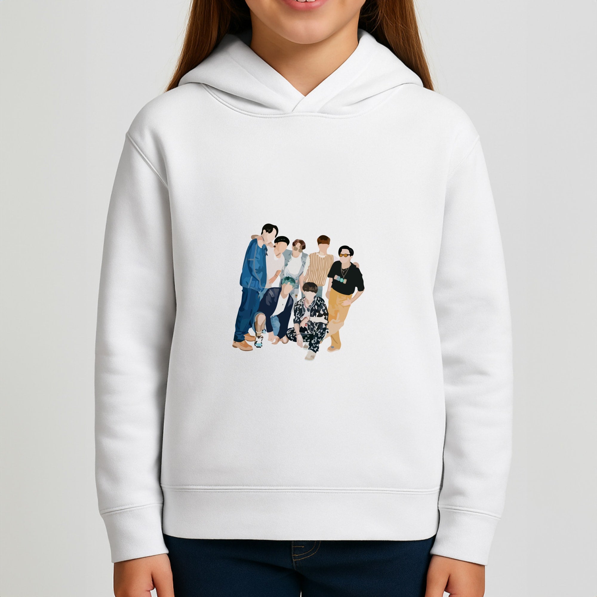 Casual K-Pop Band Band Girls Hoodie