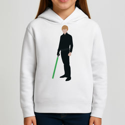 Skywalker Green Lightsaber Kids Hoodie