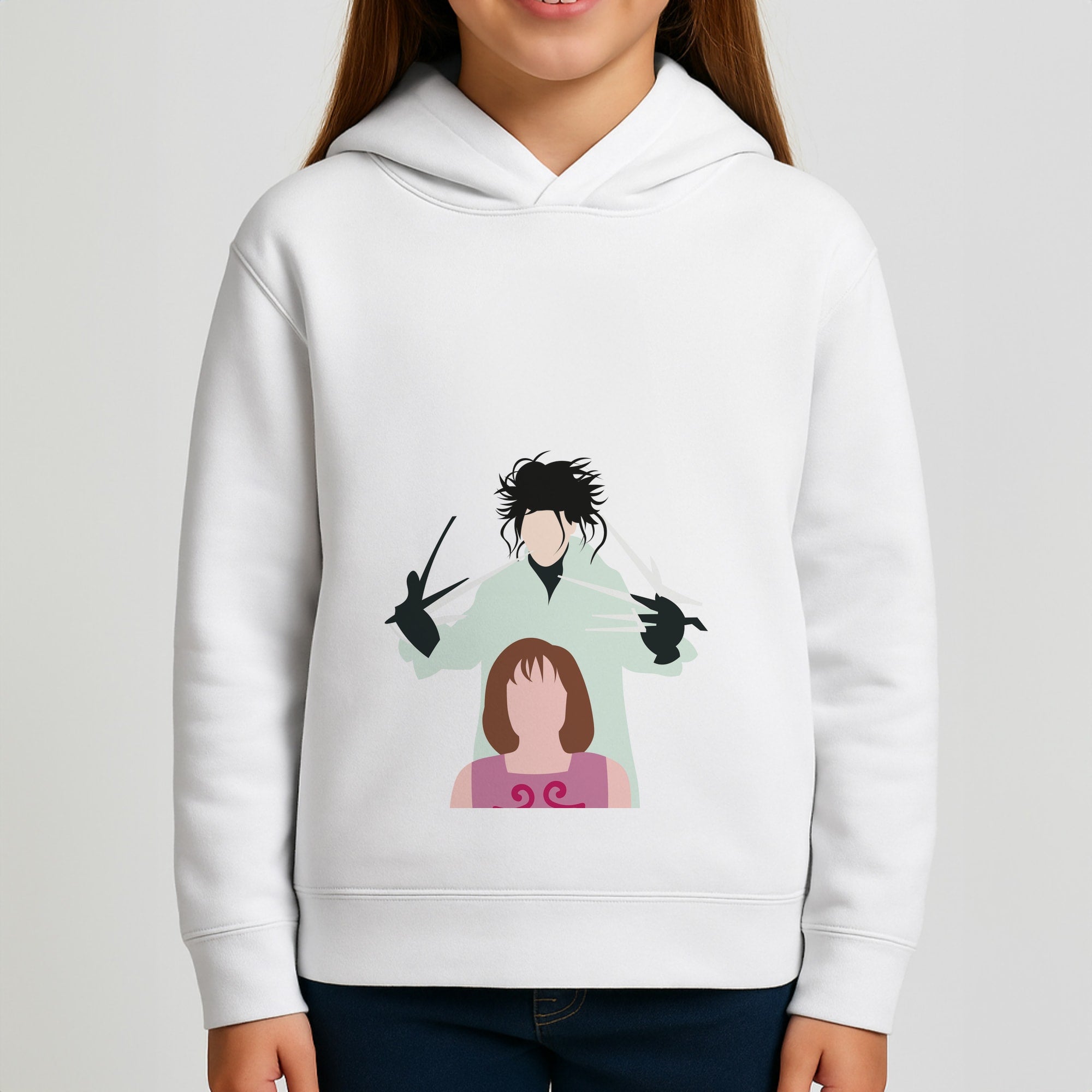 Standing - Scissorhands Girls Hoodie