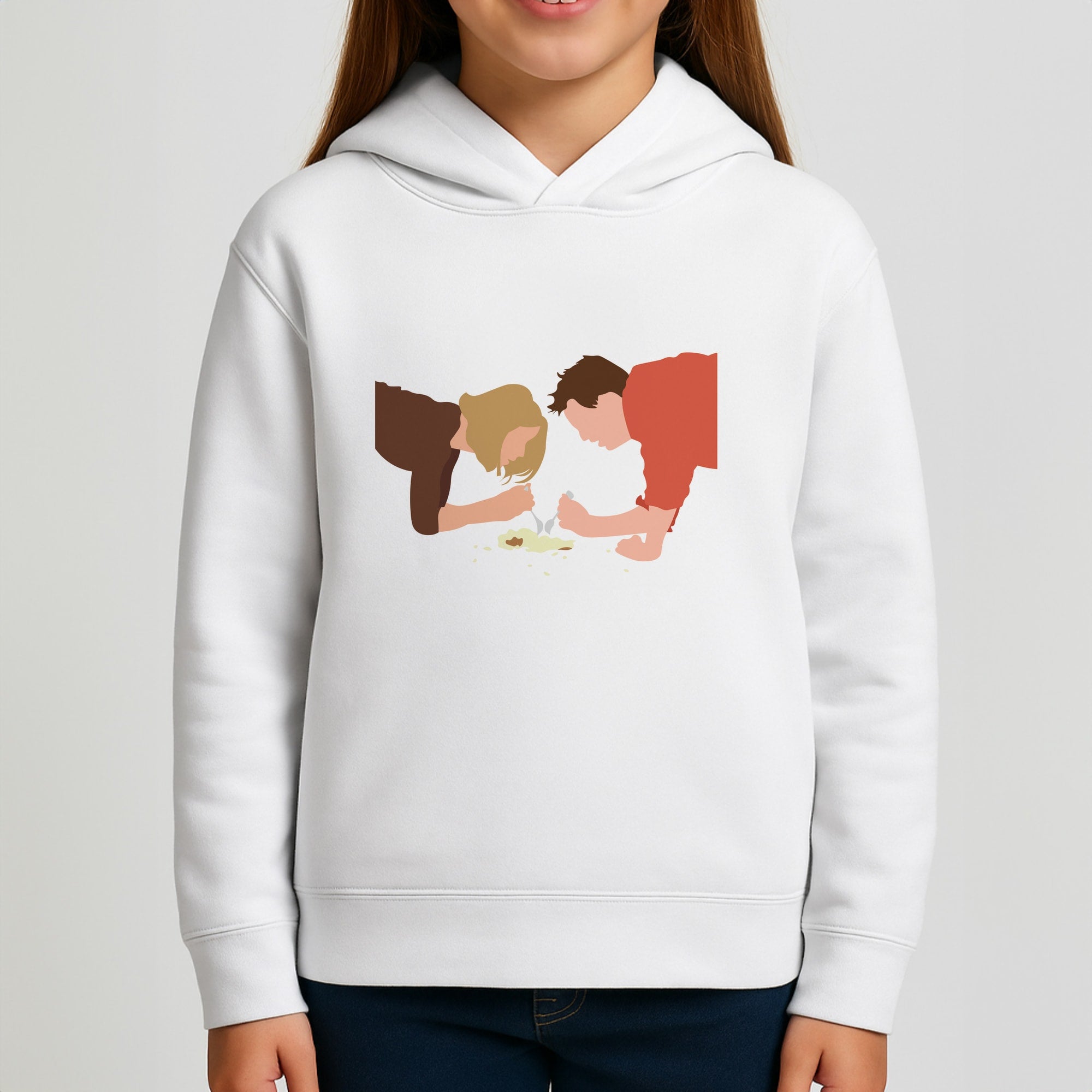 Eating Some Food Kids Hoodie