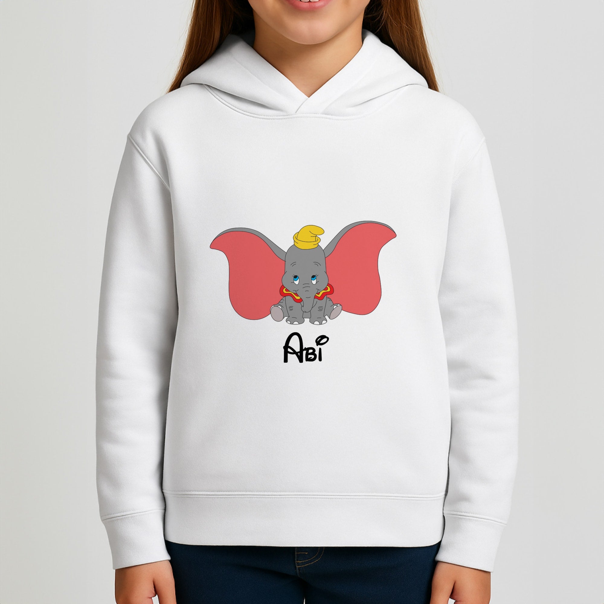 Dumbo - Personalised Fairytale Girls Hoodie