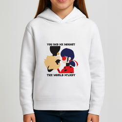 You And Me Against The World M'lady Girls Hoodie