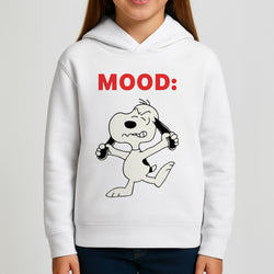 Mood Cartoon Beagle  Girls Hoodie