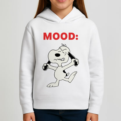 Mood Cartoon Beagle  Girls Hoodie