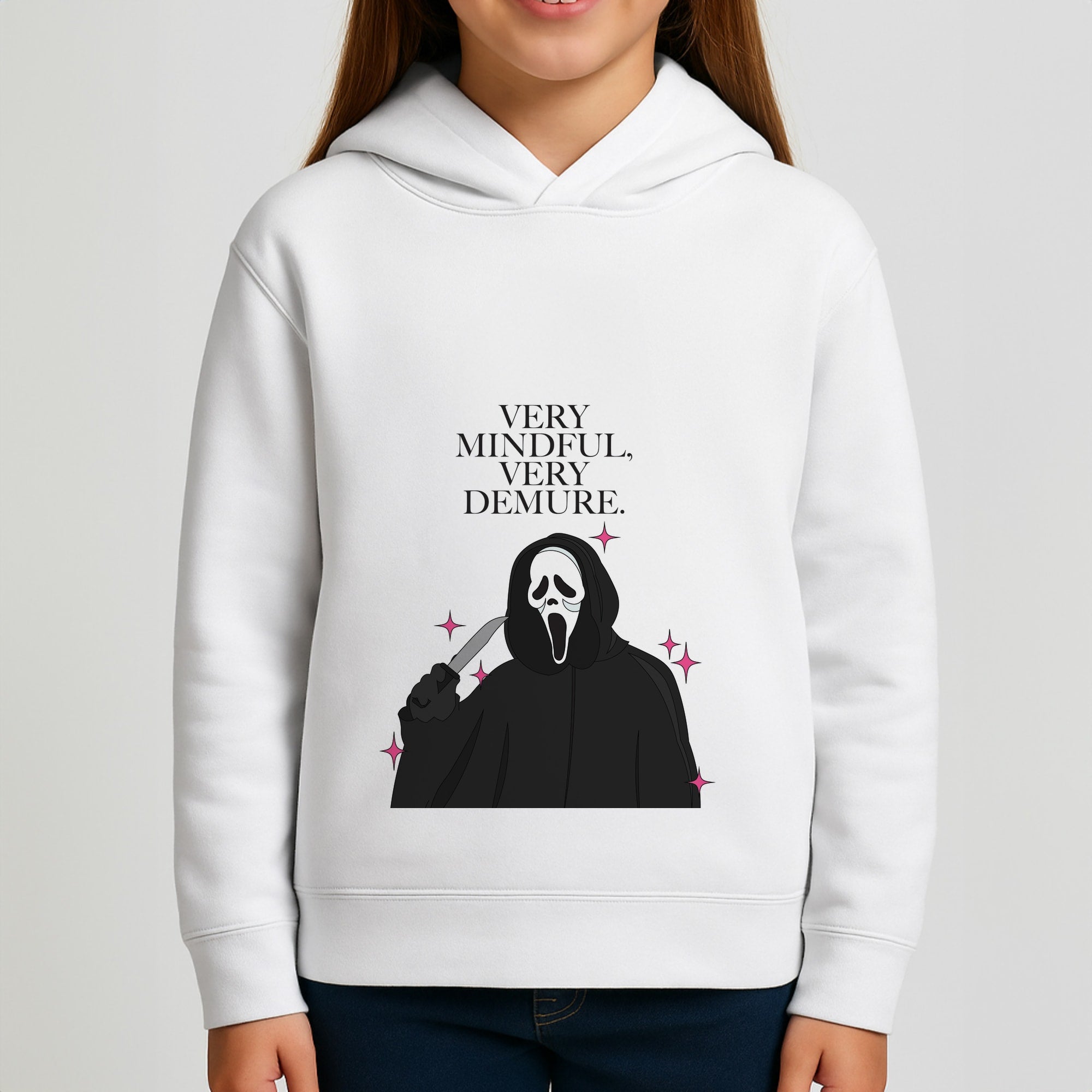 Very Mindful, Very Demure Girls Hoodie