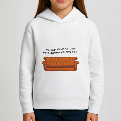 No One Told You Pattern Girls Hoodie