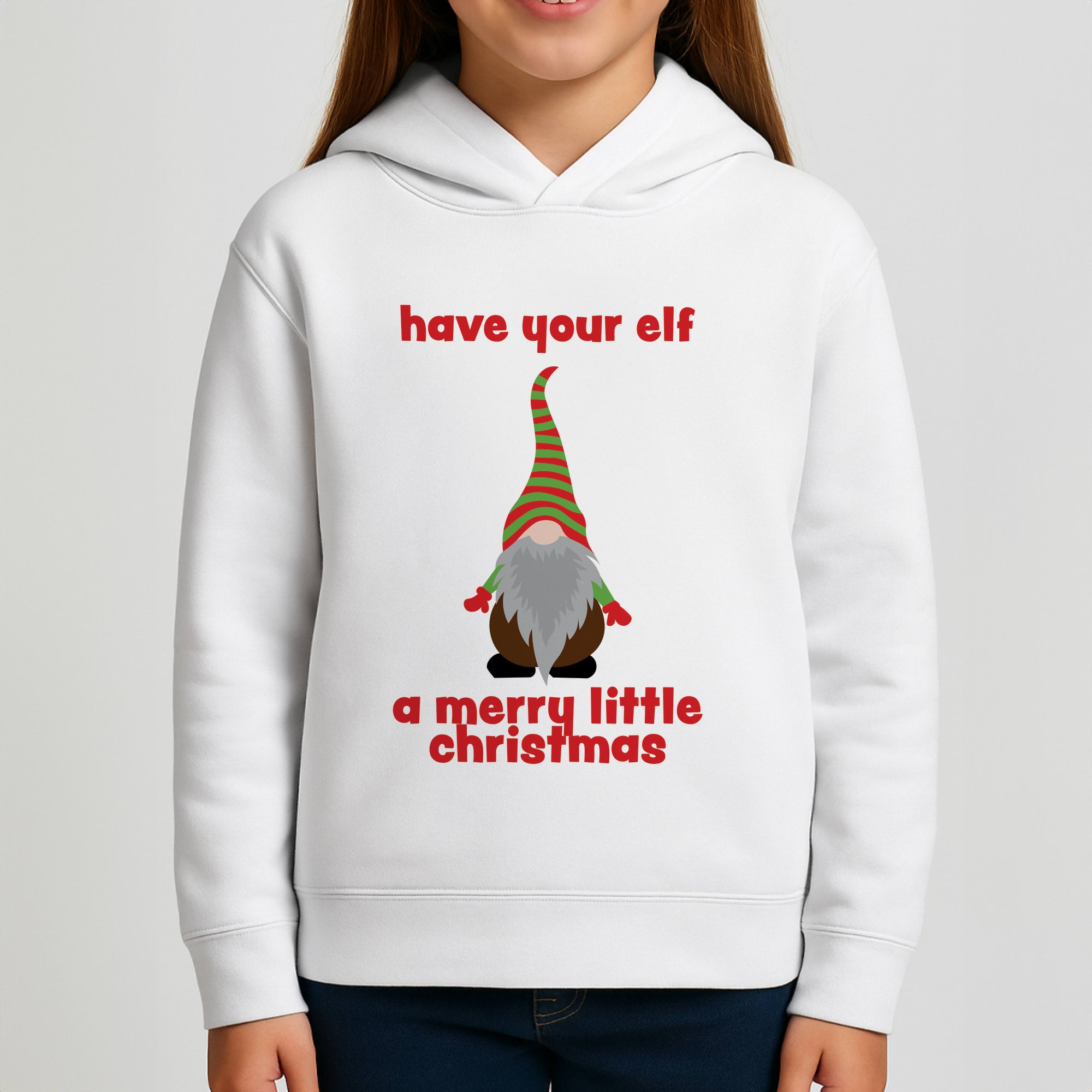 Have Your Elf A Merry Little Christmas Girls Hoodie