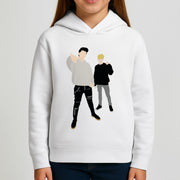Standing - S & C Kids Hoodie 3