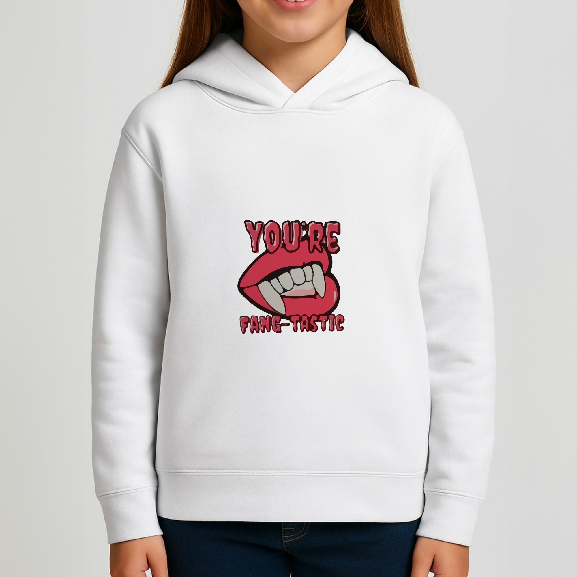 You're Fang-Tastic - Halloween Girls Hoodie