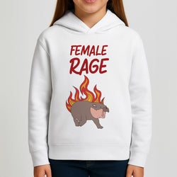 Female Rage Girls Hoodie
