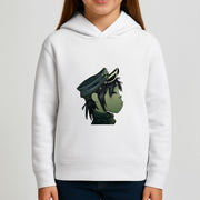 Green 2d Kids Hoodie 3