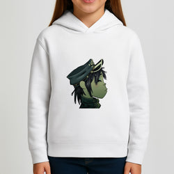 Green 2d Girls Hoodie