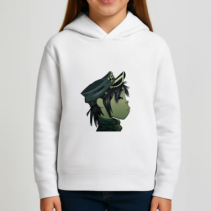 Green 2d Girls Hoodie
