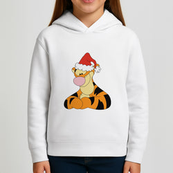 Tiger Pattern Christmas Girls Hoodie