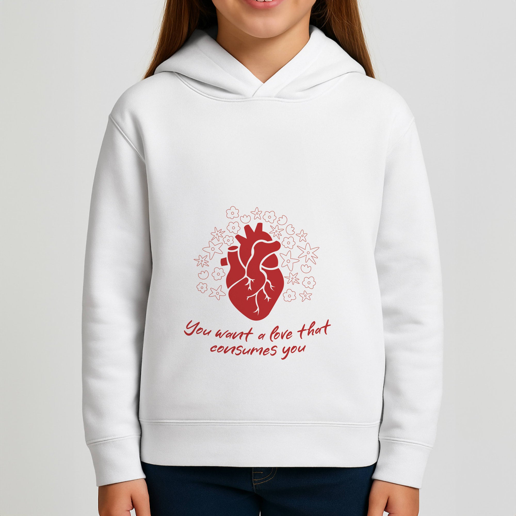You Want A Love That Consumes You - VD Girls Hoodie