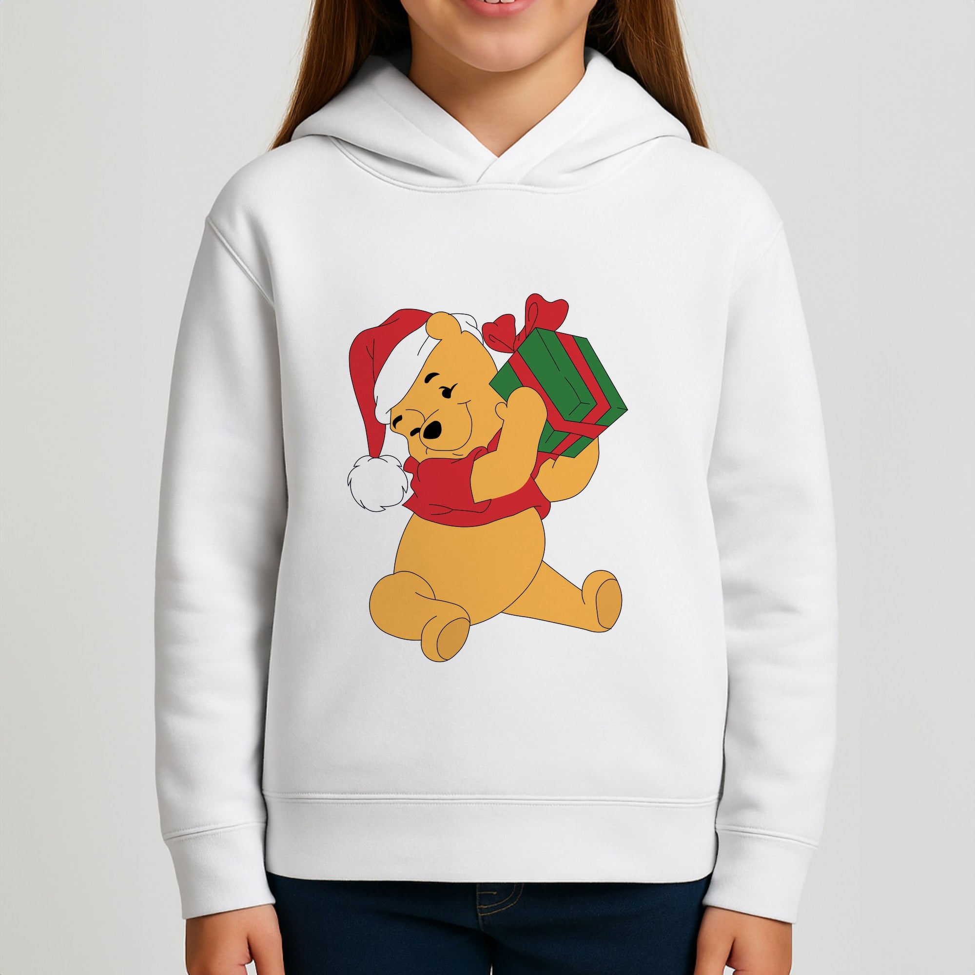 Winnie Christmas Girls Hoodie