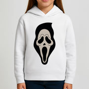 Pink Ghostface Pattern - Scream Kids Hoodie 3