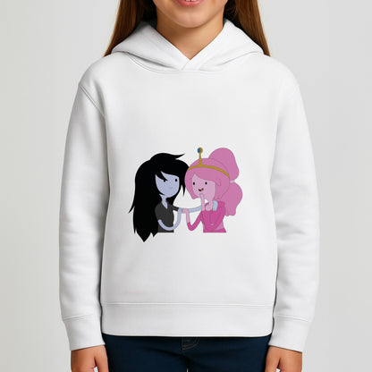 Marceline And Bubblegum Girls Hoodie