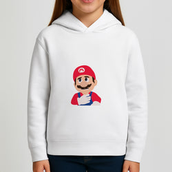 Worried Mario Girls Hoodie