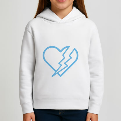 Lightning Heart Girls Hoodie