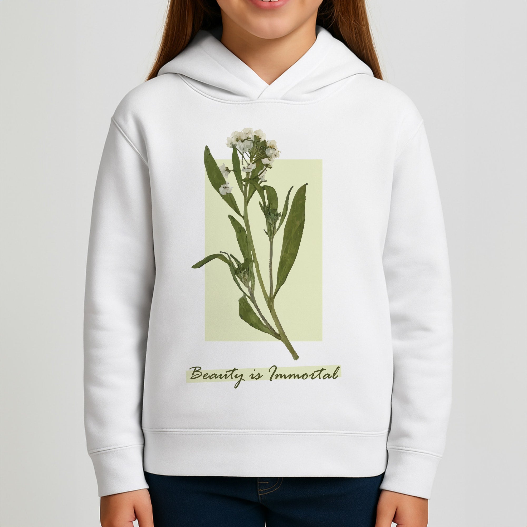 Beauty Is Immortal Press Flower Girls Hoodie