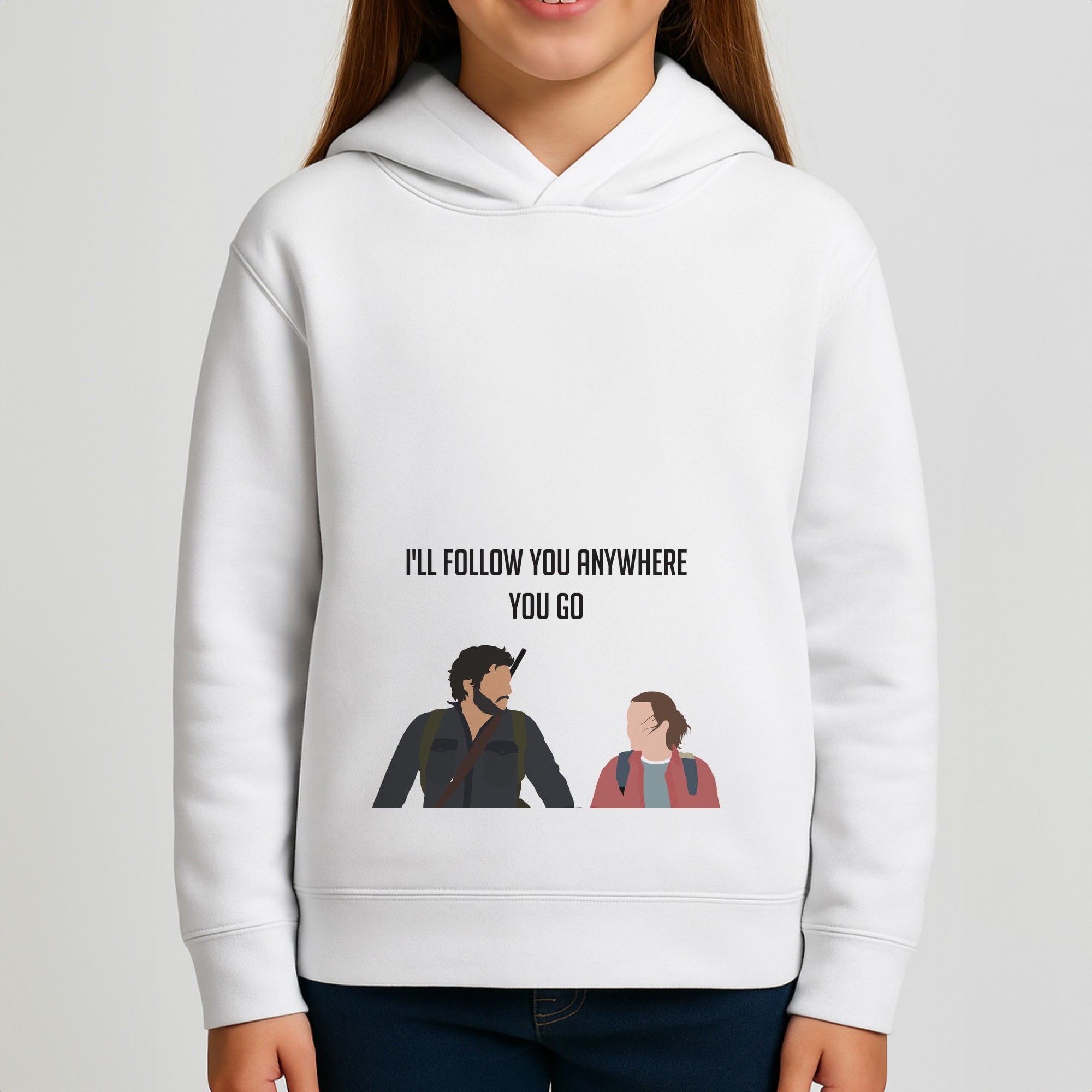 I'll Follow You Anywhere Ellie And Joel Girls Hoodie