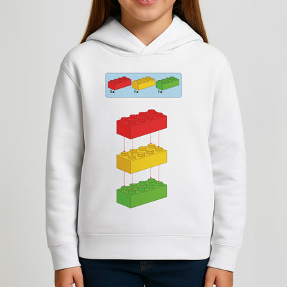 Bricks Instruction Set Girls Hoodie