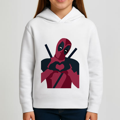 DP heart Girls Hoodie