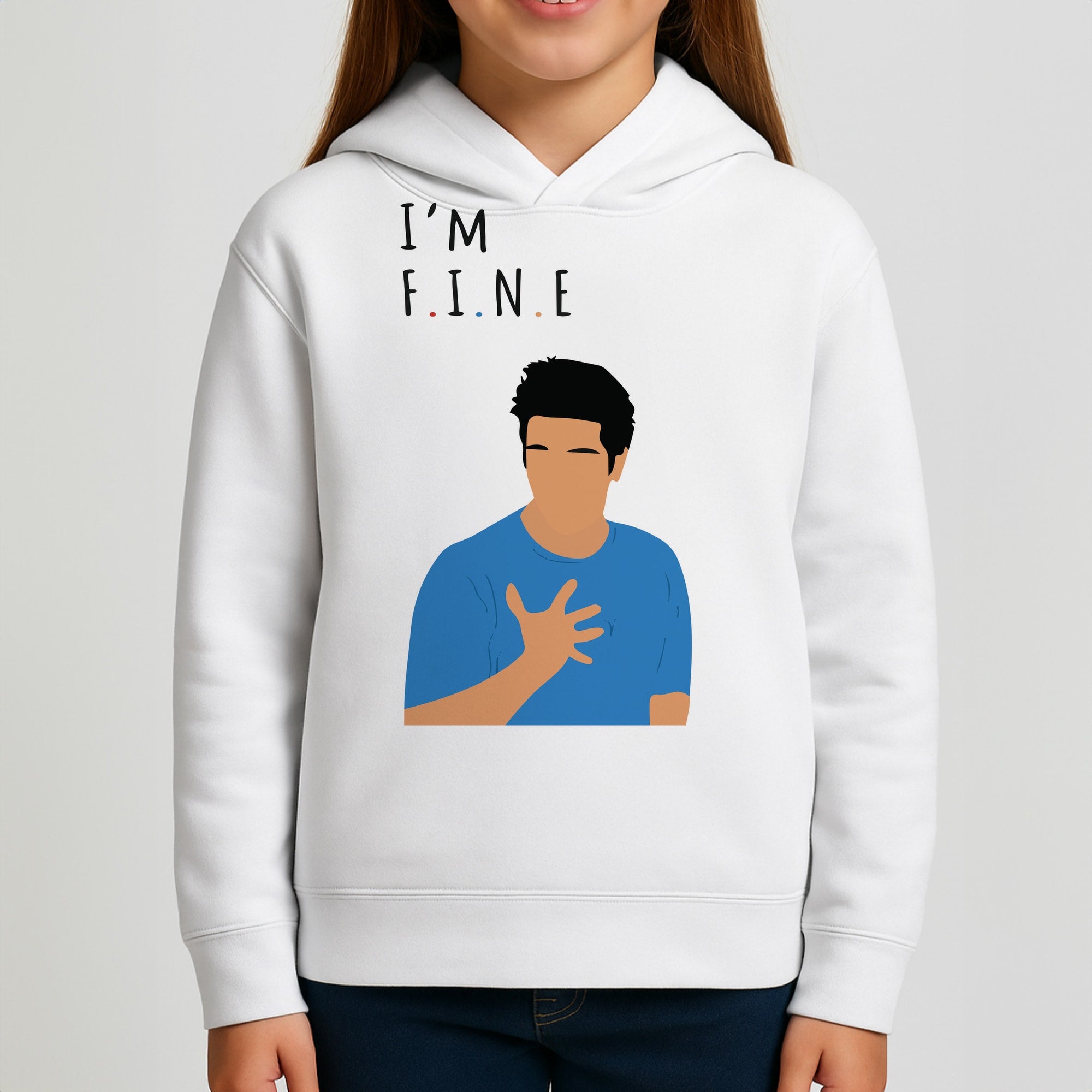 I'm Fine Kids Hoodie