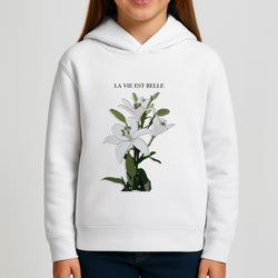 La Vie Est Belle - Clean Girl Aesthetic Girls Hoodie