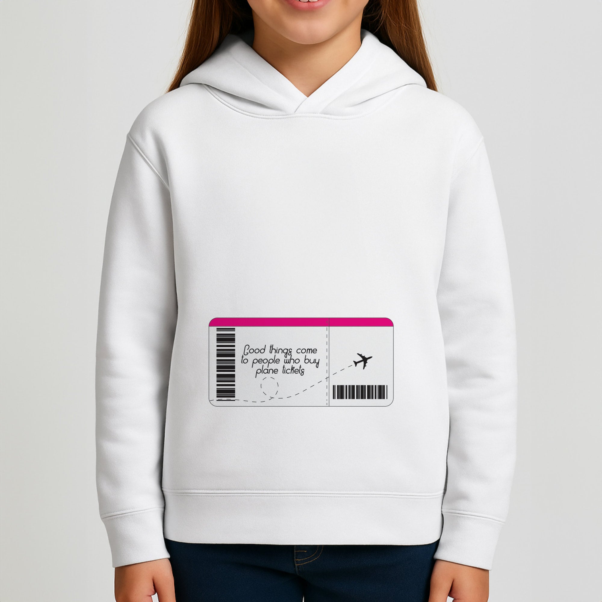Buy Plane Tickets - Travel Girls Hoodie