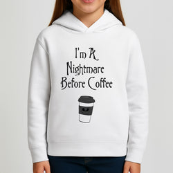 I'm A Nightmare Before Coffee Girls Hoodie