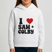 I Love S & C Kids Hoodie 3