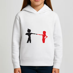 Red And Black Girls Hoodie
