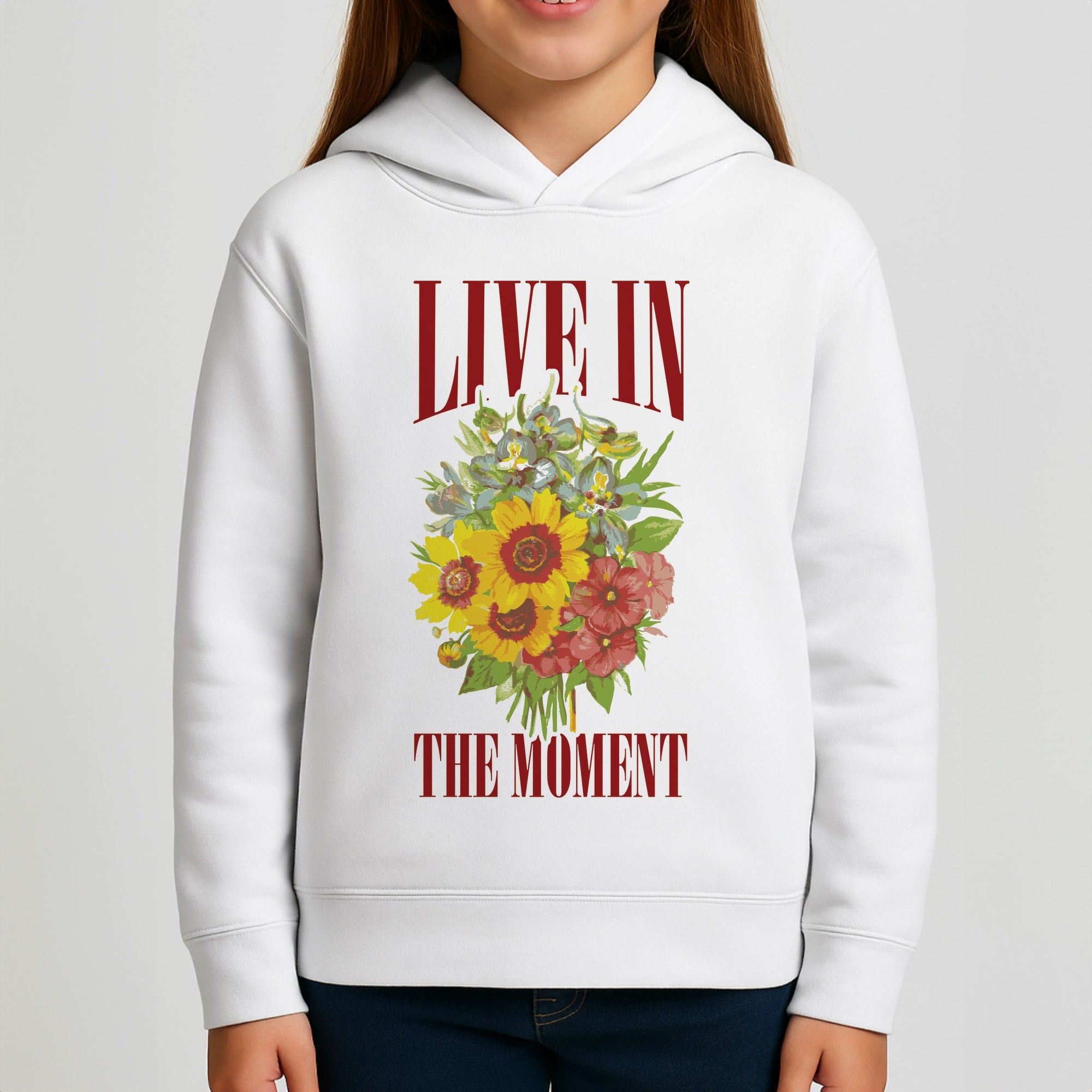 Live In The Moment  Girls Hoodie