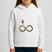 Glasses & Scar Kids Hoodie 3